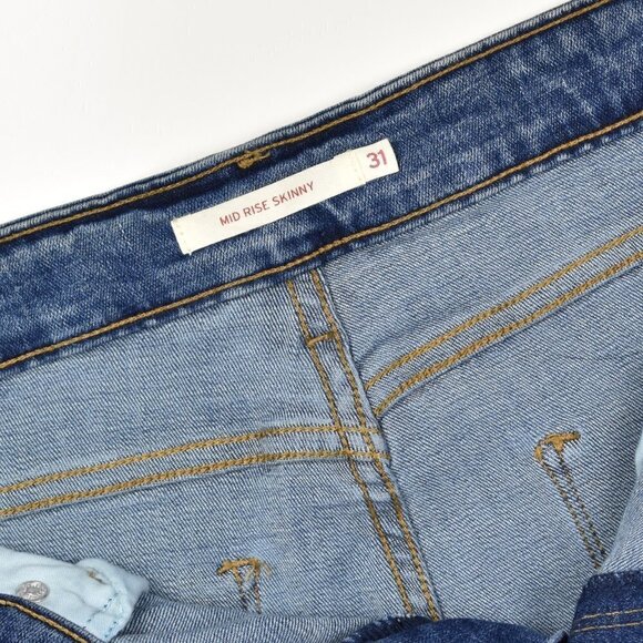 Levi's Mid Rise Skinny Jeans 31 - Picture 7 of 7